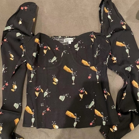 Reformation Reign Top in Cocktail Party *NEW* - Picture 4 of 6